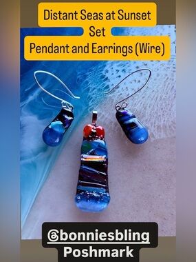 Bonnie’s Bling One of a Kind Fused Glass Jewelry and Accessories to Wear.